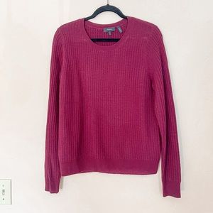 Theory Abner Cashmere Sweater Maroon Size Large